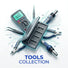 tools collection for home and professional use
