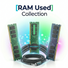 variety of used RAM modules for computers