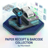receipt and barcode paper for POS systems