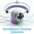 variety of surveillance cameras for home and office security