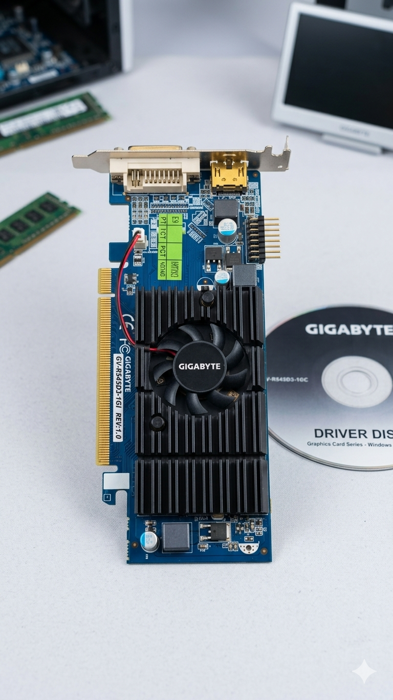 بطاقة رسومات ATI VGA 5450 1GB DDR3 لسطح المكتب