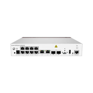 هواوي USG6000E-S03-AC، 10 منافذ إيثرنت RJ45 + منفذان إيثرنت SFP، 100 مستخدم، جدار حماية