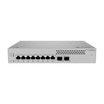Network switch with multiple ports on a white background