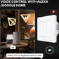 Moes Smart Dimmer Switch Zigbee 3.0 Ring Series 2 Gang White