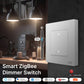 Moes Smart Dimmer Switch Zigbee 3.0 Ring Series 2 Gang White