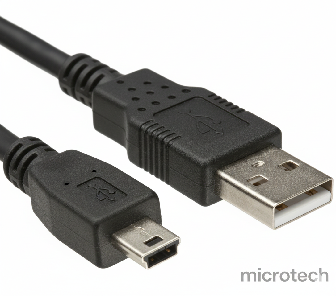 5-Pin USB cable front view