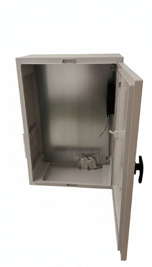 Box Waterpoof 40 X 60 X 20 CM + Fan + Gland + Filter + Bar Omega + Single-phase switch