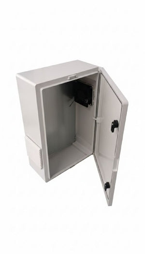 Box Waterpoof 40 X 60 X 20 CM + Fan + Gland + Filter + Bar Omega + Single-phase switch