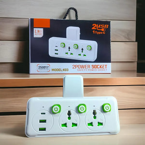Electrical joint K04 2USB Port + Type C Port
