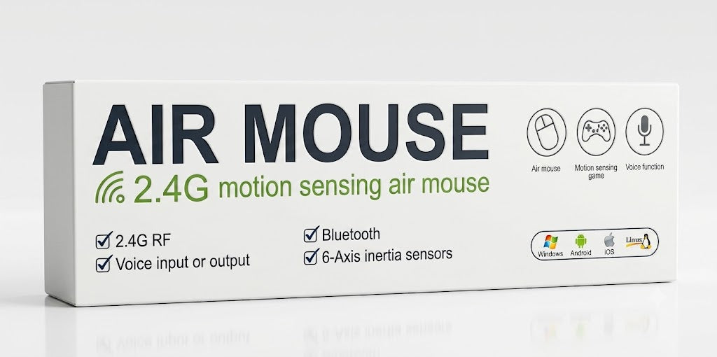 Air Remote Mouse Q5 side product view