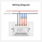 Avatto 2 Gang ZigBee smart switch installed on wall