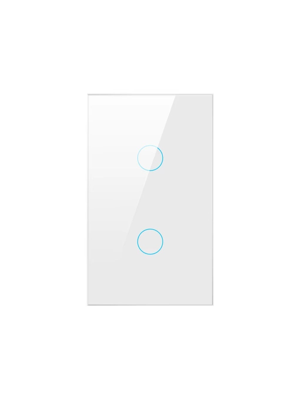 Avatto ZigBee 2 Gang smart wall switch front panel