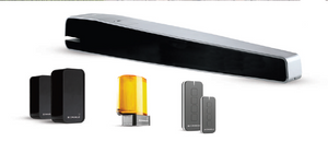 COMUNELLO ABACUS 500 motorized garage gate system side view