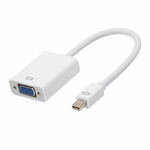White USB adapter with cable on a white background