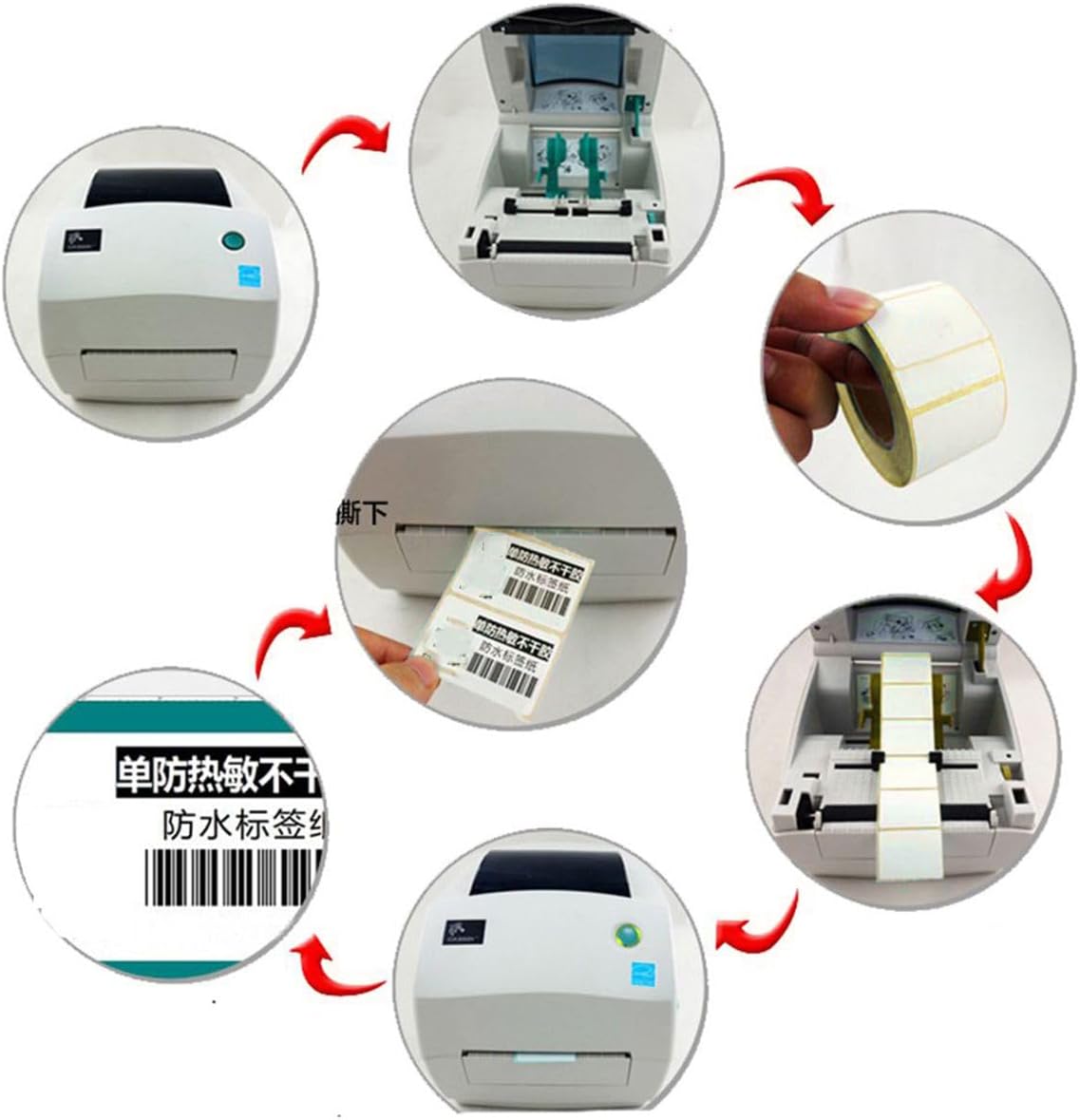 Double barcode label detail view