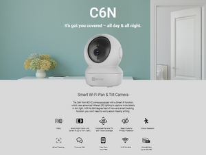 Ezviz C6N indoor IP security camera 2MP 2.8mm main view
