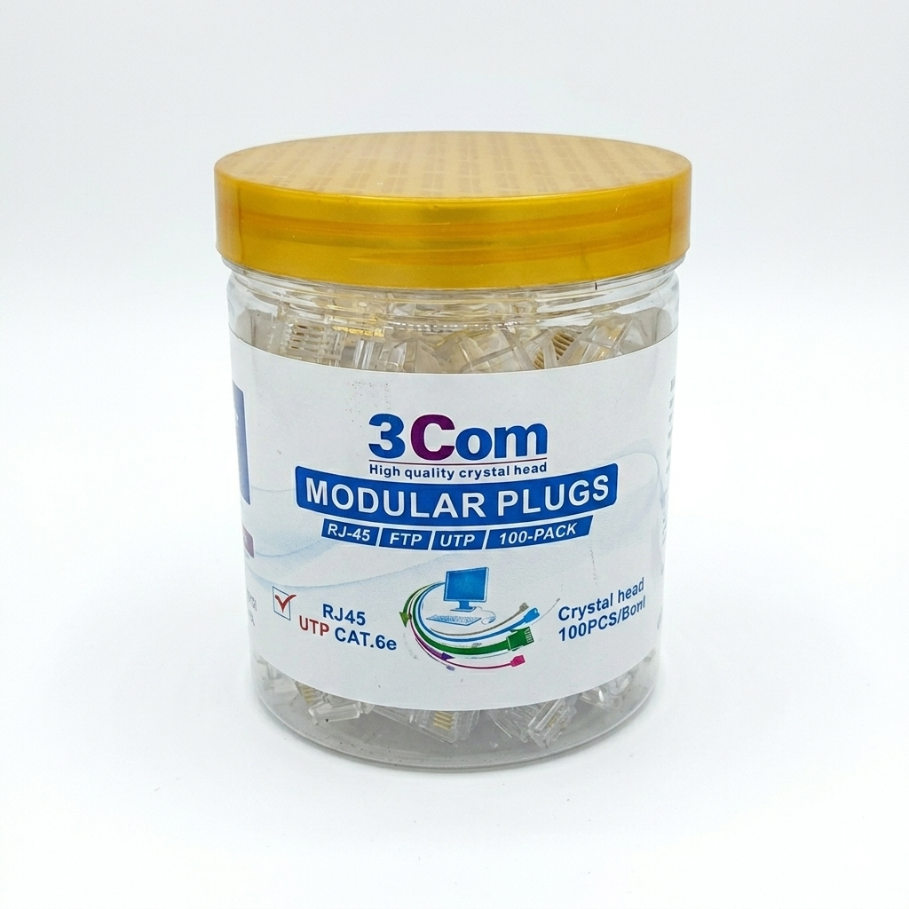 صندوق 3Com RJ45 CAT6 100P