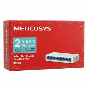 Mercusys Switch Ms108 8-Port 10/100Mbps