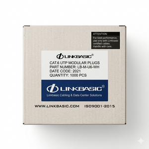 موصل Linkbasic CAT6 RJ (100 قطعة)