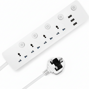 Crash Power Strip 4-Socket 3m