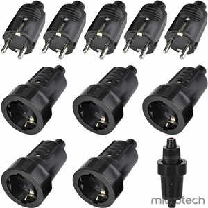 Socket Power Female & Male Rosette