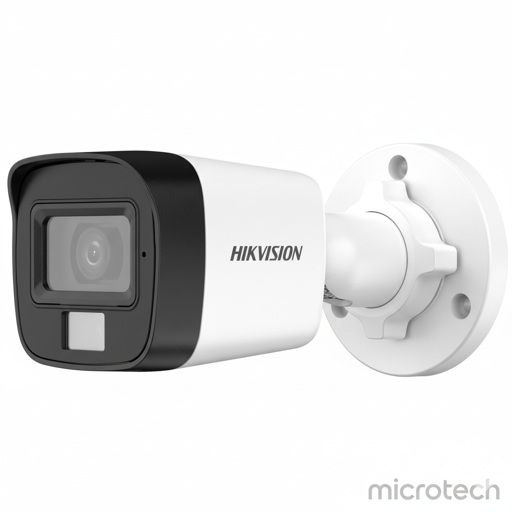 Hikvision DS-2CE16K0T-LPFS Outdoor CCTV Security Camera 3k 3.6mm Microphone