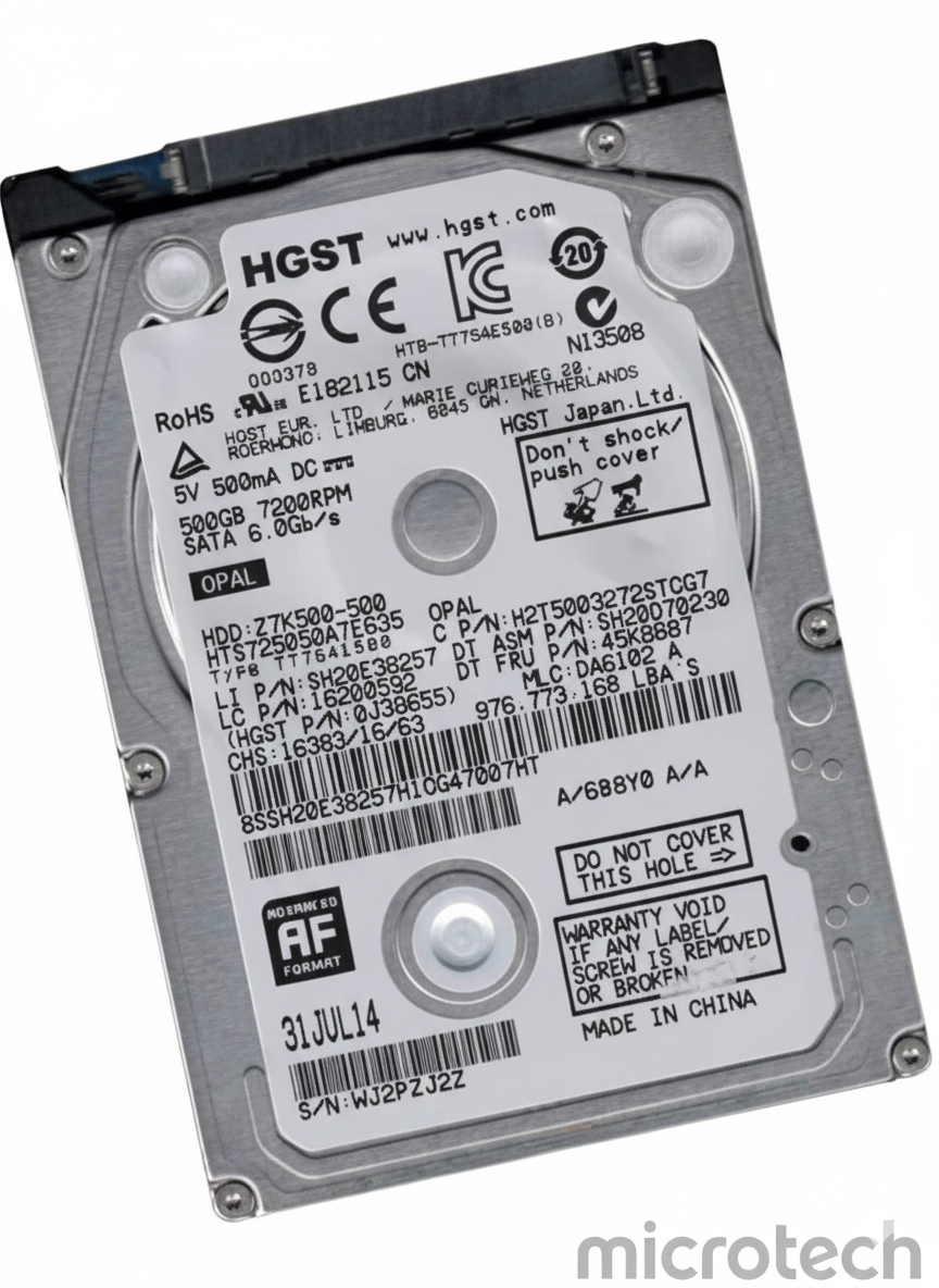 Laptop Hard Disk 500GB Used