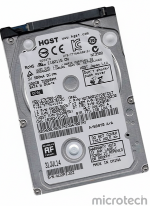 Laptop Hard Disk 500GB Used