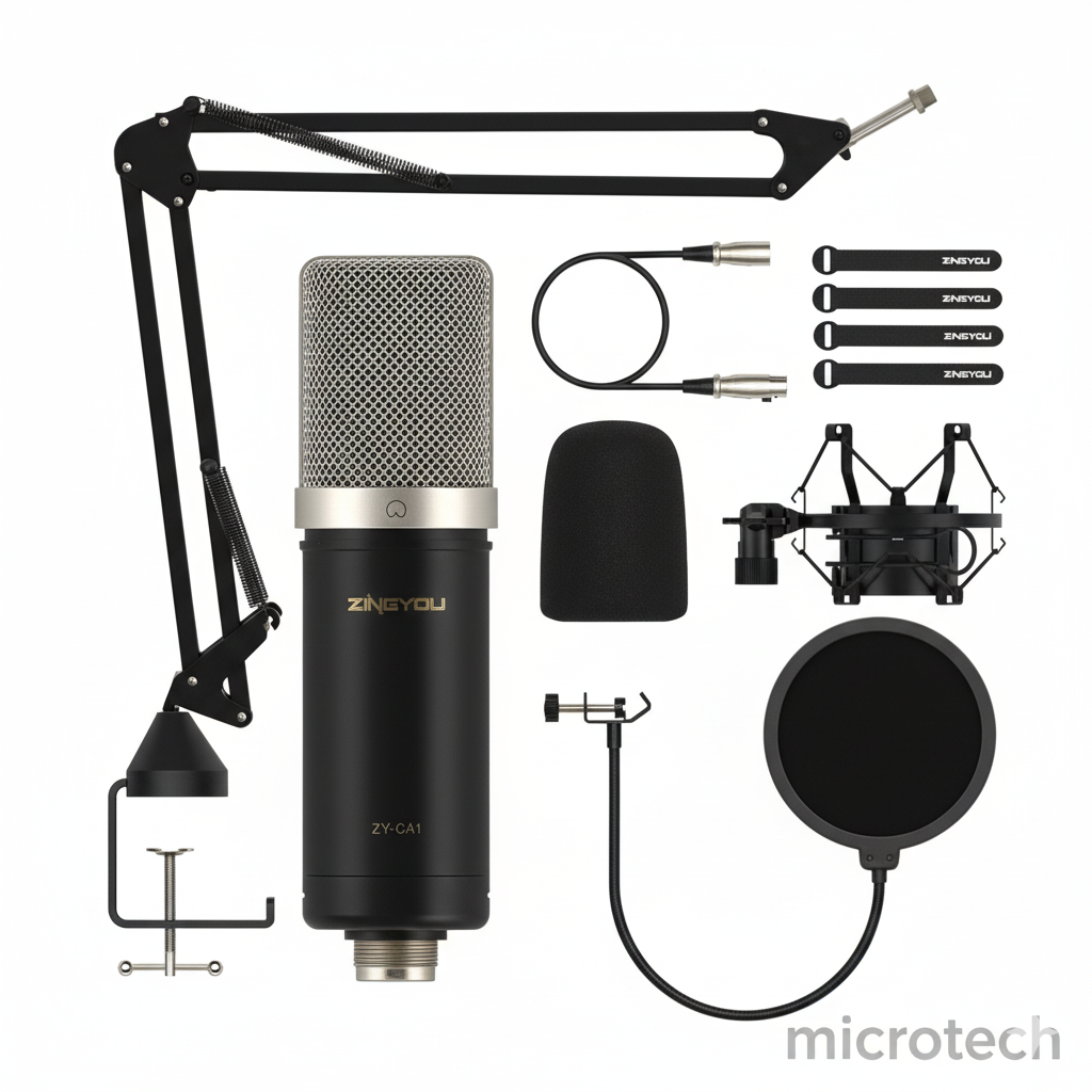 Zingyou Professional Condenser Microphone System