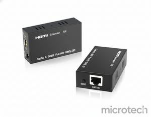 HDMI Extender 60m by 1 Cable + Power