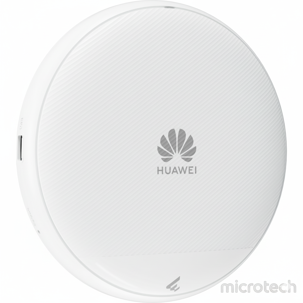 Huawei eKit AP371 Settled AP 802.11be 3.57 Gbps device rate Dual radio 150 access users recommended Max. 256 access users 23 dBm transmit power Smart antenna 18 m optimal coverage range