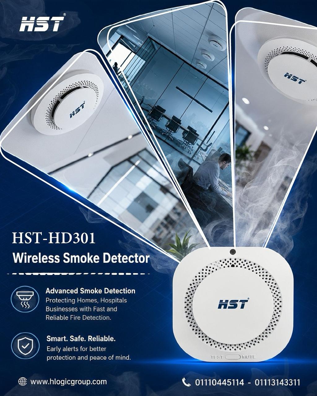 HST-HD301 wireless fire alarm gas sensor