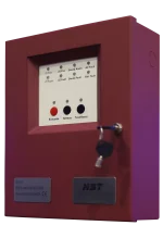 HST fire alarm panel side view