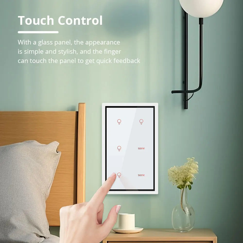 Hazer Smart Switch 3 Gang 3Scene detail view