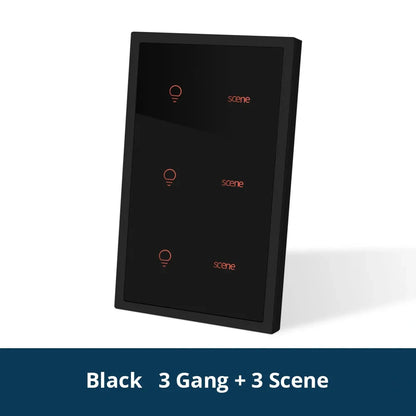 Hazer Smart Switch 3 Gang 3Scene main view
