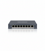 Hikvision network switch on a white background