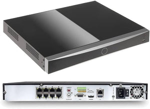Network router with front and back views on a white background