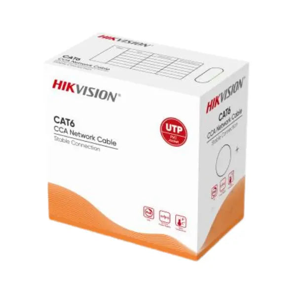 كابل الشبكة Hikvision CAT6 DS-1LN6-UU 305M