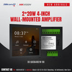 Hikvision DS-QAE0A40G1W-RB 2x20W wall-mounted amplifier