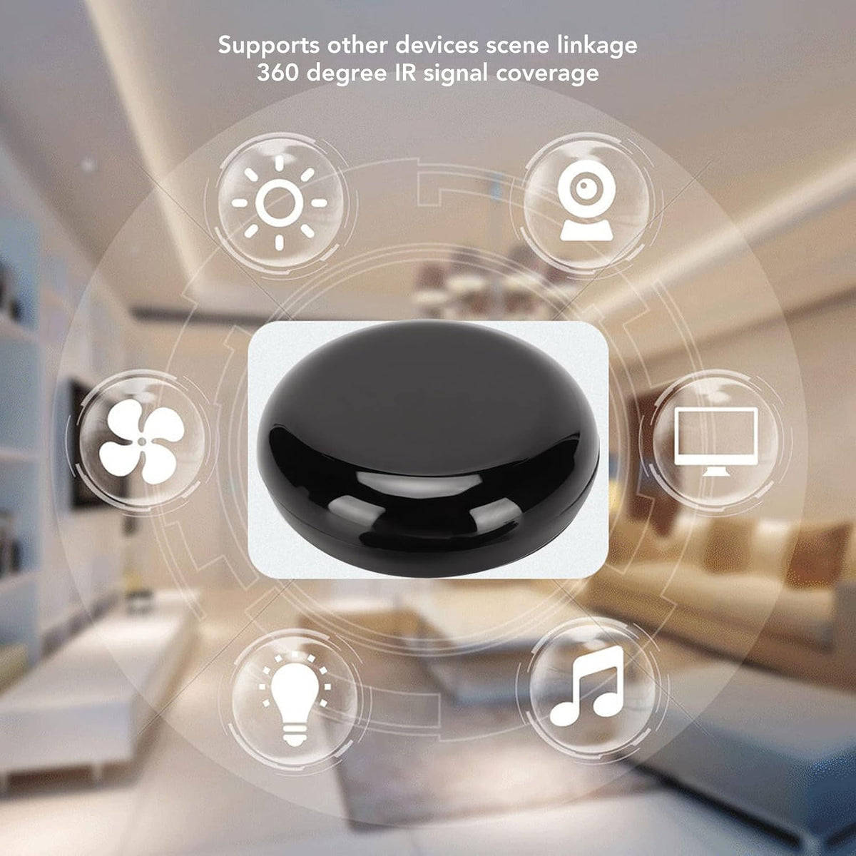 Homexa Remote IR WIFI smart infrared remote control side view