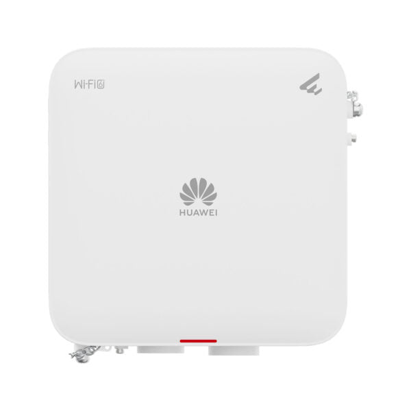 White Huawei router on a white background