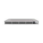 Network switch with multiple ports on a white background