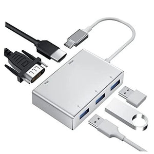 Hub 5-In-1 Type-C To Vga Hdmi