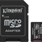 Kingston C10 memory card side view
