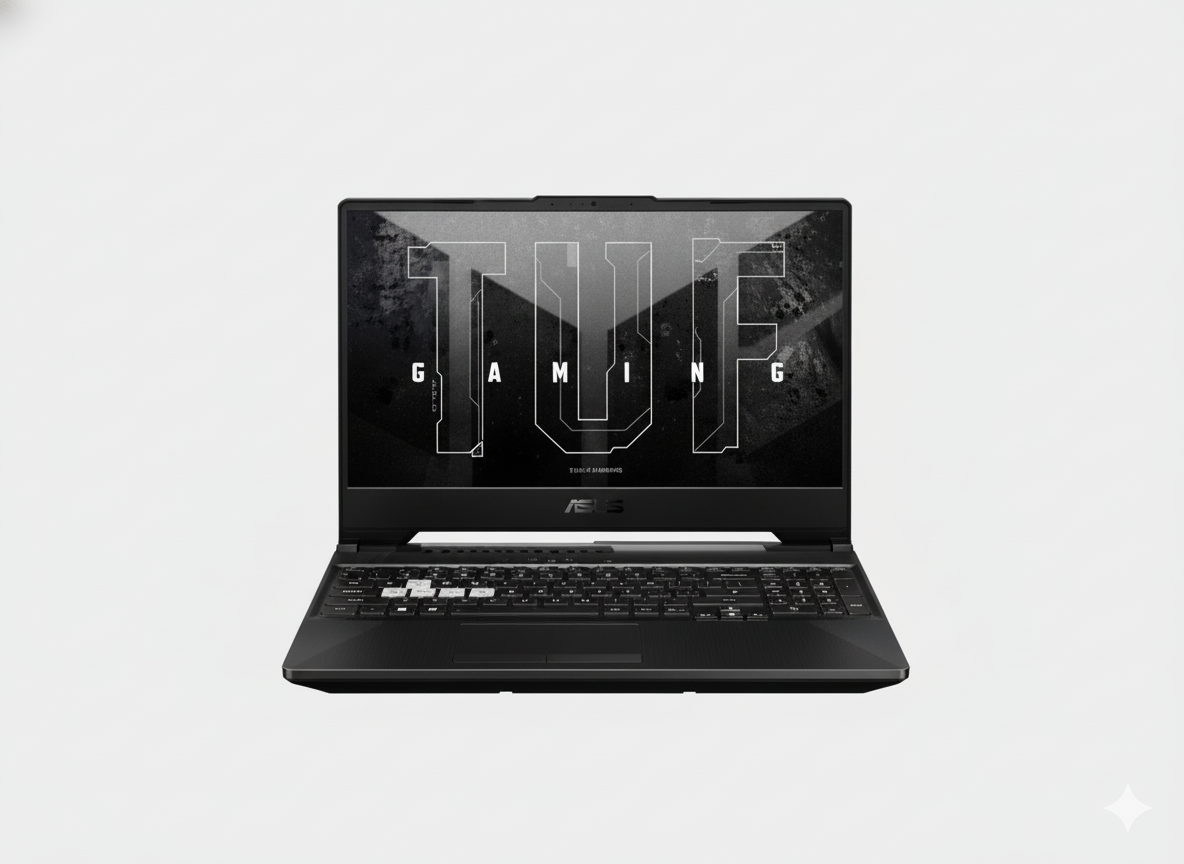 كمبيوتر محمول ASUS TUF GAMING A15 FA506NCG-HN807W(R7(7445HS)-8G-512SSD-VGA 4 RTX 3050-WIN 11) 