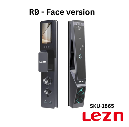 Lezn R9 Face Version smart door lock with fingerprint camera
