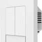 MOES 2-Gang ZigBee smart dimmer switch installed on wall