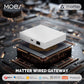 MOES Matter Thread smart home bridge side view