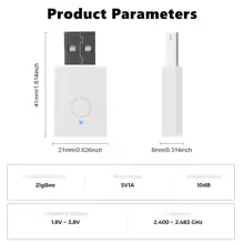 MOES Tuya ZigBee repeater side view