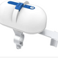MOES WiFi smart valve controller installed on a water pipeline
